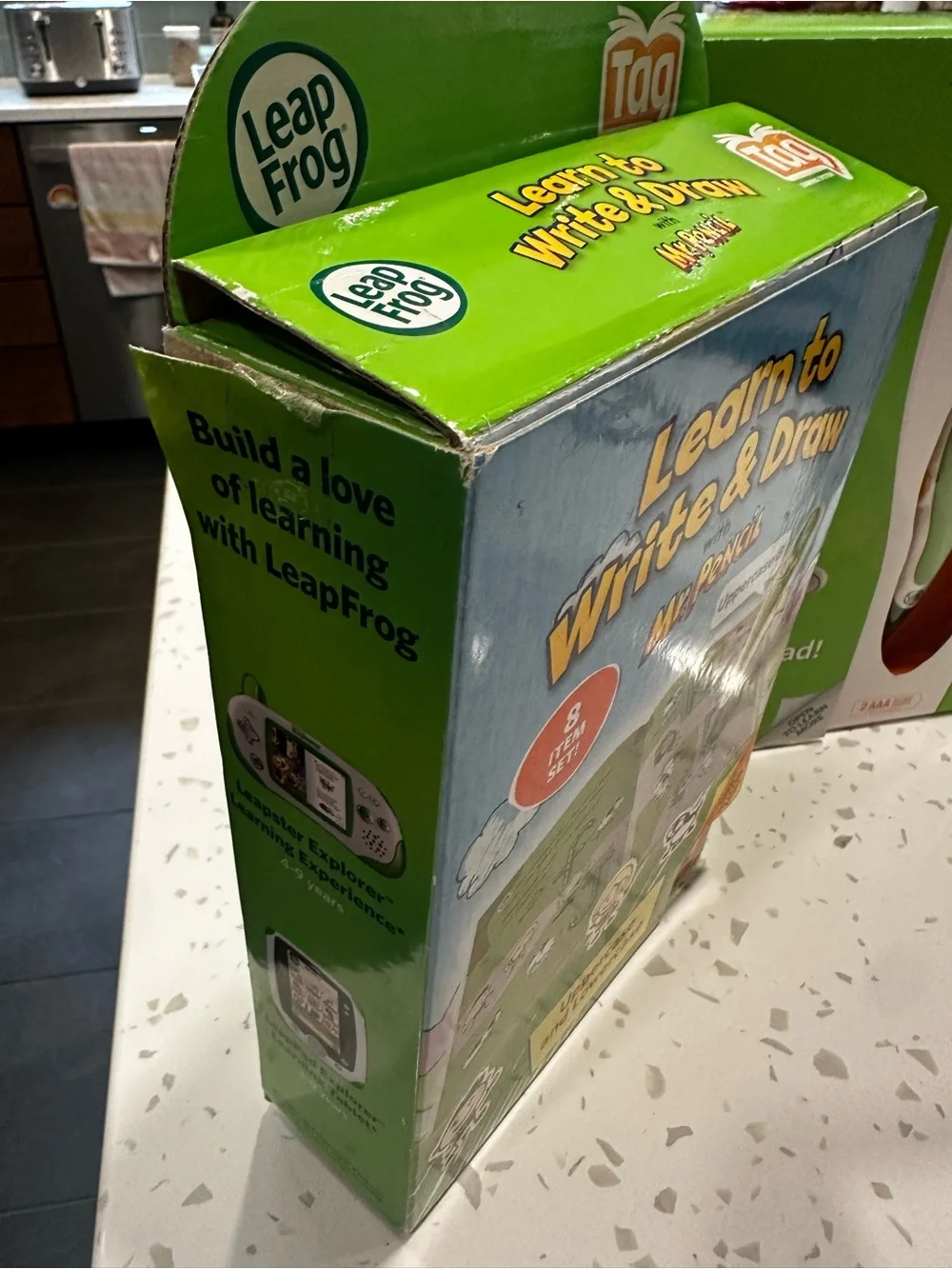 Learn to Write & Draw with Mr. Pencil - Green Kids Writing Starter Kit